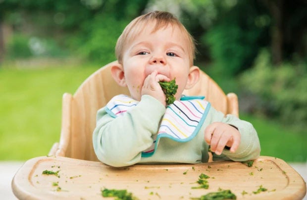 Baby eating