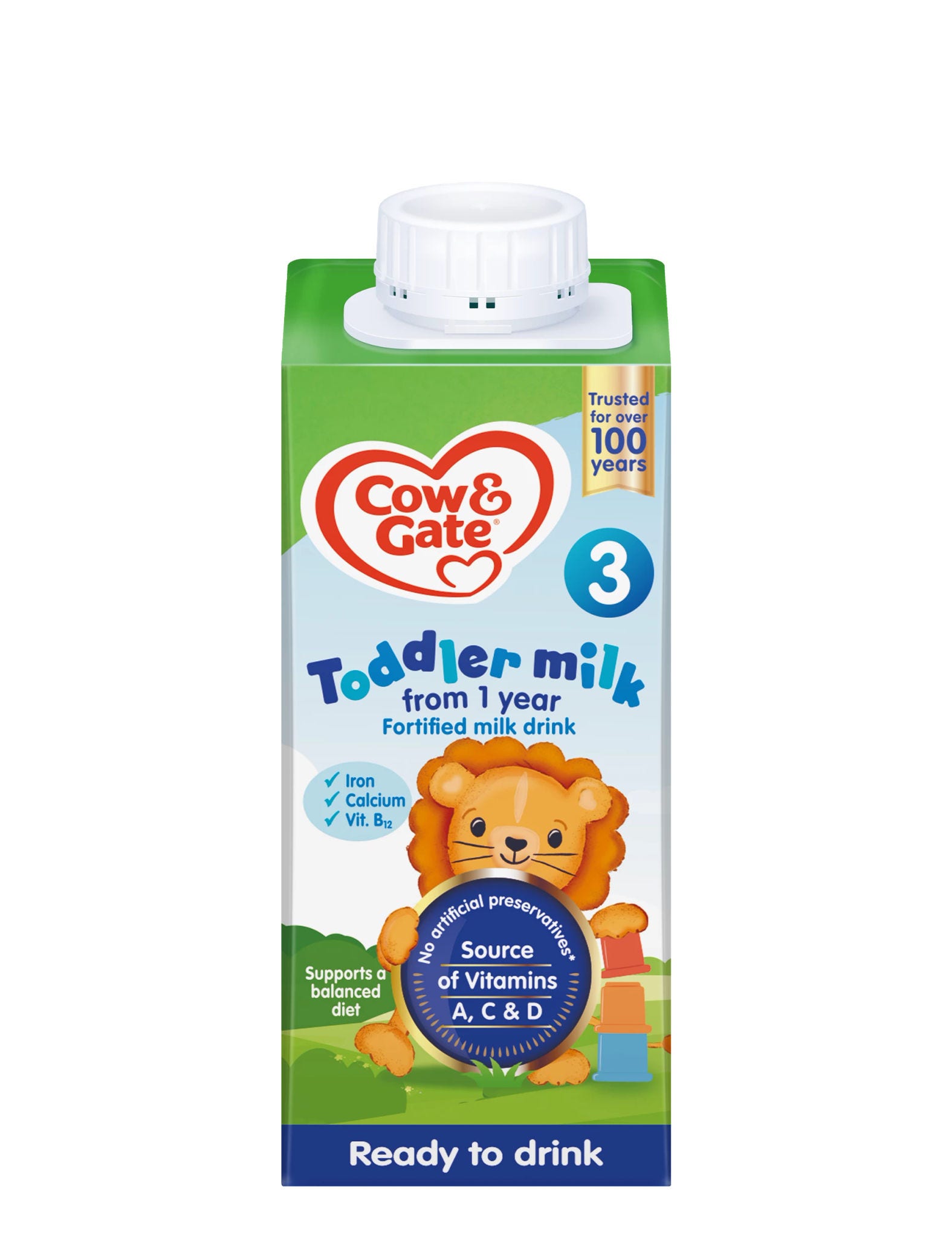 Cow & Gate Stage 3 Toddler Milk Ready to Drink 200ml